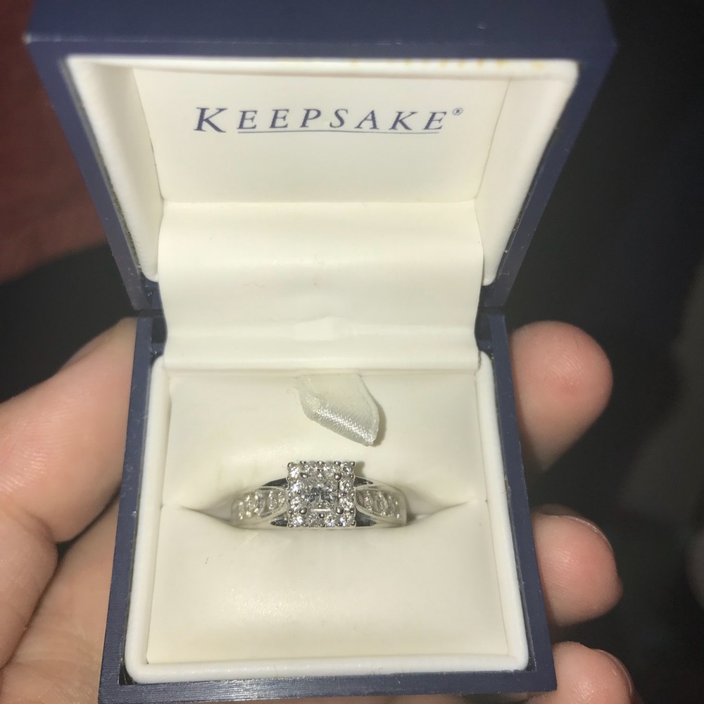 Keepsake engagement ring.